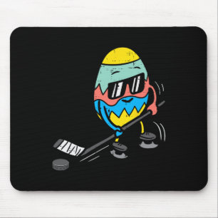 Ostereier Eishockey Niedlichen Sportler Männer Jun Mousepad