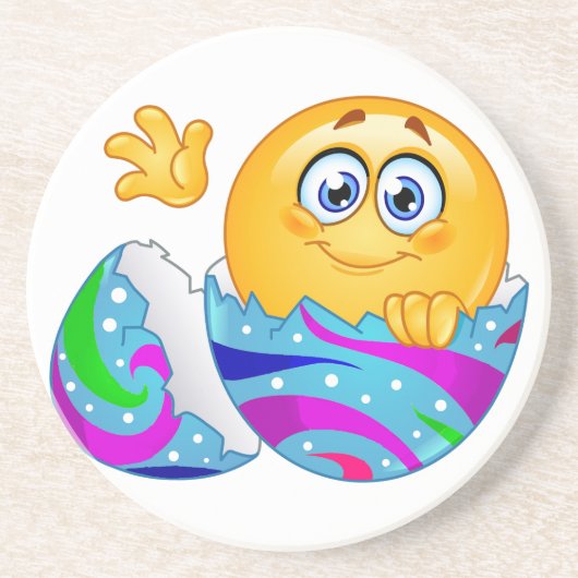 Ostereier Emoji Untersetzer (Vorne)