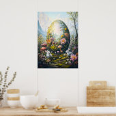 Ostereier Fantasy Poster (Küche)