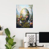 Ostereier Fantasy Poster (Heimbüro)