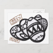 Ostereier, Farbbild Postkarte
