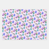 Ostereier, Färbeeier, Frühling, Ostereier, Party, Geschenkpapier Set (Vorderseite 2)