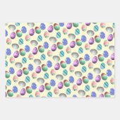 Ostereier, Färbeeier, Frühling, Ostereier, Party, Geschenkpapier Set (Vorderseite)