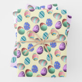 Ostereier, Färbeeier, Frühling, Ostereier, Party, Geschenkpapier Set (Beispiel)