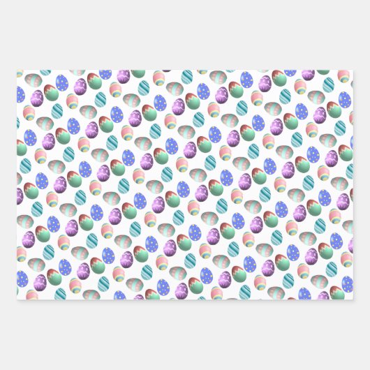 Ostereier, Färbeeier, Frühling, Ostereier, Party, Geschenkpapier Set (Vorderseite 3)