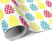 Ostereier farbenfrohe Ostern Geschenkpapier (Rolleneckpunkt)