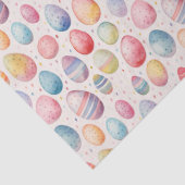 Ostereier Farbiges Wasserfarbmuster Seidenpapier (Detail)