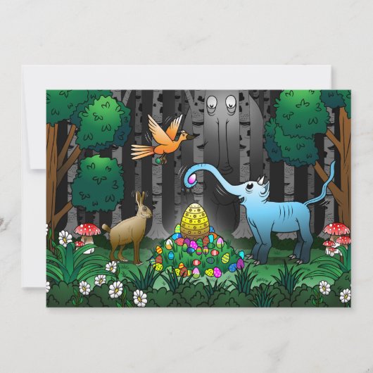 Ostereier Feiertagskarte (Vorderseite)