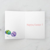 Ostereier Feiertagskarte (Innenseite)