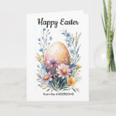 Ostereier Feiertagskarte (Vorderseite)