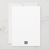 Ostereier Feiertagskarte (Rückseite)