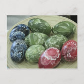 Ostereier Feiertagspostkarte (Vorderseite)