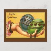 Ostereier Feiertagspostkarte (Vorderseite)