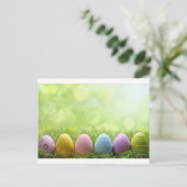 Ostereier Feiertagspostkarte (Stehend Vorderseite)