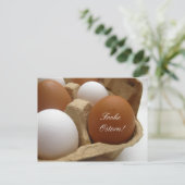 Ostereier Feiertagspostkarte (Stehend Vorderseite)