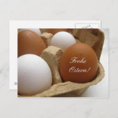 Ostereier Feiertagspostkarte (Vorne/Hinten)