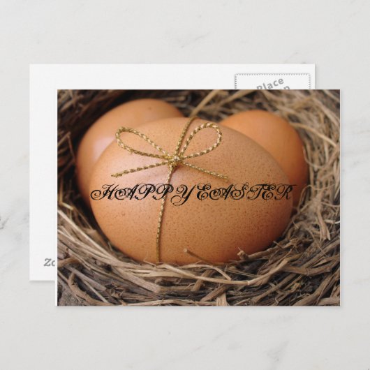 Ostereier Feiertagspostkarte (Vorne/Hinten)