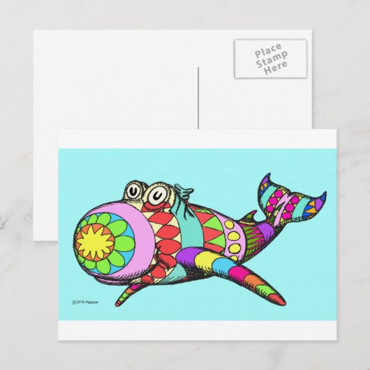 Ostereier Feiertagspostkarte (Vorne/Hinten)