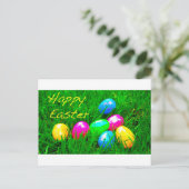 Ostereier Feiertagspostkarte (Stehend Vorderseite)