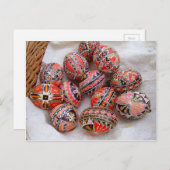 Ostereier Feiertagspostkarte (Vorne/Hinten)