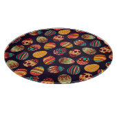 Ostereier: festliches nahtloses Design. Schneidebrett (Ecke)