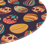 Ostereier: festliches nahtloses Design. Schneidebrett (Ecke)