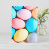 Ostereier - Flat Holiday Card Feiertagskarte (Stehend Vorderseite)