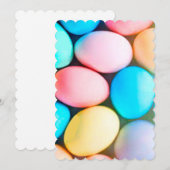 Ostereier - Flat Holiday Card Feiertagskarte (Vorne/Hinten)