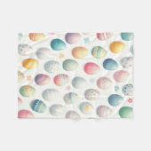 Ostereier Fleecedecke (Vorderseite (Horizontal))