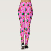 OSTEREIER ~ Floral Rosa 3D ~ Leggings (Rückseite)