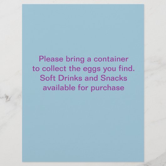 Ostereier Flyer (Hinten)