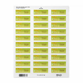 Ostereier, Forsythia Branch Rücksendeadresse (Vorne)