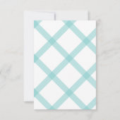 Ostereier Fotokarte Blau Einladung (Rückseite)