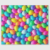 Ostereier/Frühling in hellen Farben Geschenkpapier (Flach)