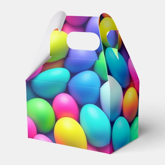 Ostereier/Frühling in hellen Farben Geschenkschachtel (Rückseite)