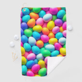 Ostereier/Frühling in hellen Farben Golfhandtuch (Insitu)