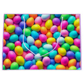 Ostereier/Frühling in hellen Farben Große Geschenktüte (Vorderseite)