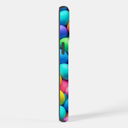 Ostereier/Frühling in hellen Farben iPhone Hülle (Rechte Seite)