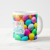 Ostereier/Frühling in hellen Farben Jumbo-Tasse (Vorderseite Rechts)
