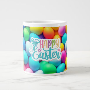 Ostereier/Frühling in hellen Farben Jumbo-Tasse