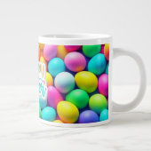 Ostereier/Frühling in hellen Farben Jumbo-Tasse (Rechts)