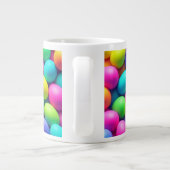 Ostereier/Frühling in hellen Farben Jumbo-Tasse (Rückseite)