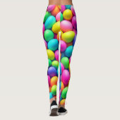 Ostereier/Frühling in hellen Farben Leggings (Rückseite)
