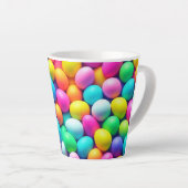 Ostereier/Frühling in hellen Farben Milchtasse (Rechte Ecke)