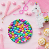 Ostereier/Frühling in hellen Farben Pappteller (Party)