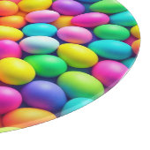 Ostereier/Frühling in hellen Farben Schneidebrett (Ecke)