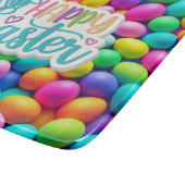 Ostereier/Frühling in hellen Farben Schneidebrett (Ecke)