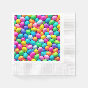 Ostereier/Frühling in hellen Farben Serviette