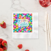 Ostereier/Frühling in hellen Farben Serviette (Beispiel)