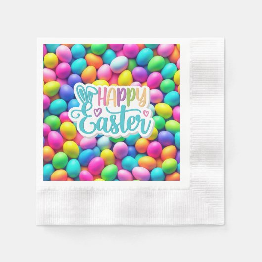 Ostereier/Frühling in hellen Farben Serviette (Vorderseite)